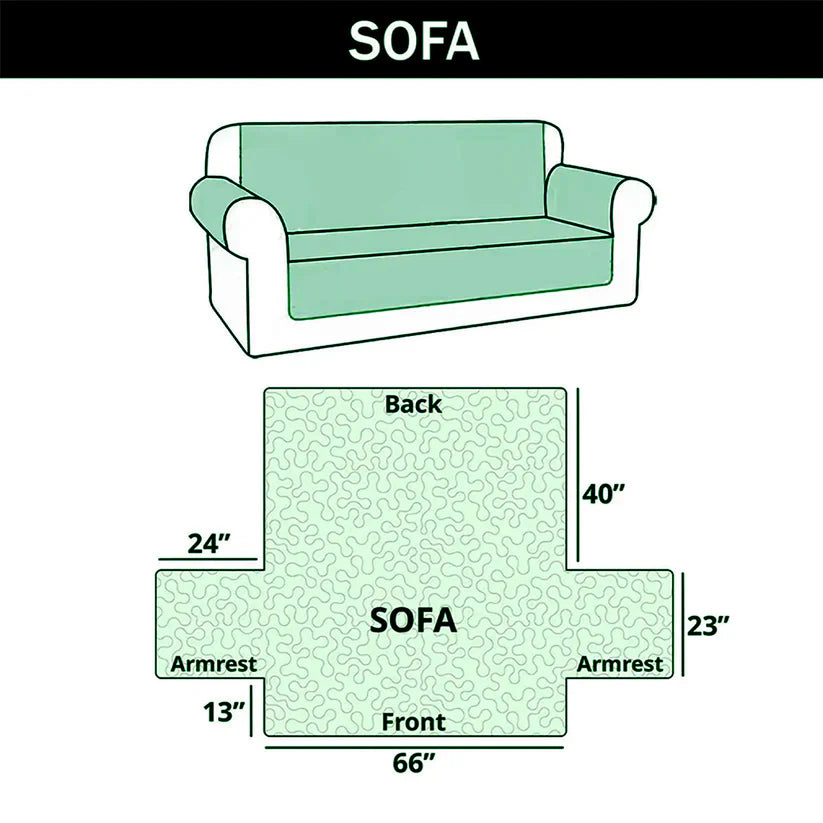 Autumn Forest Quilted Sofa Cover