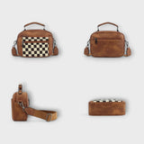 Sylviane – Sac à motif damier