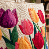 Sac à main artisanal | Tulipes
